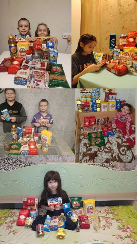 На этой неделе была возможность реализовать продуктовые наборы , благодаря ресурсной копилке и помощи замечательной девушки Нэлли.