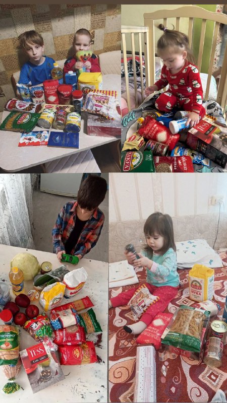 На этой неделе была возможность реализовать продуктовые наборы , благодаря ресурсной копилке и помощи замечательной девушки Нэлли.